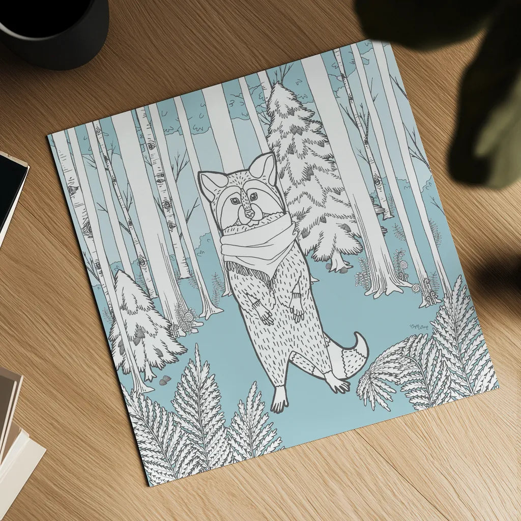 Color the Forest Color II by Wild Apple Portfolio. Shown as a detailed flat fine art print, highlighting archival giclee quality. Available as an archival giclee rolled canvas, fine art paper, or poster print. SKU 23992a.