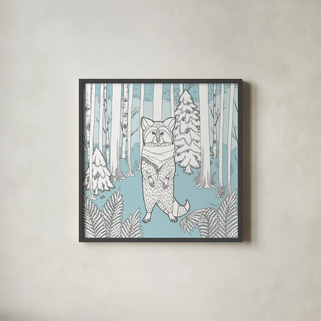 Color the Forest Color II by Wild Apple Portfolio. Shown in a sleek black glass frame for a contemporary gallery look. Available as an archival giclee rolled canvas, fine art paper, or poster print. SKU 23992a.