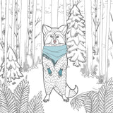 Color the Forest Color II by Wild Apple Portfolio. SKU 36844a. Archival Giclee Fine art print for wall decor.