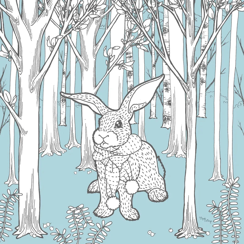 Color the Forest Color XI by Wild Apple Portfolio. SKU 24001a. Archival Giclee Fine art print for wall decor.