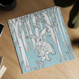 Color the Forest Color XI by Wild Apple Portfolio. Shown as a detailed flat fine art print, highlighting archival giclee quality. Available as an archival giclee rolled canvas, fine art paper, or poster print. SKU 24001a.