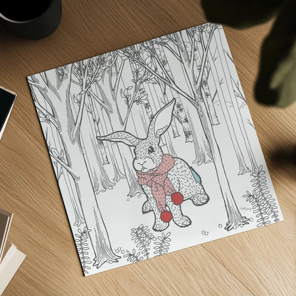 Color the Forest Color XI by Wild Apple Portfolio. Shown as a detailed flat fine art print, highlighting archival giclee quality. Available as an archival giclee rolled canvas, fine art paper, or poster print. SKU 36835a.