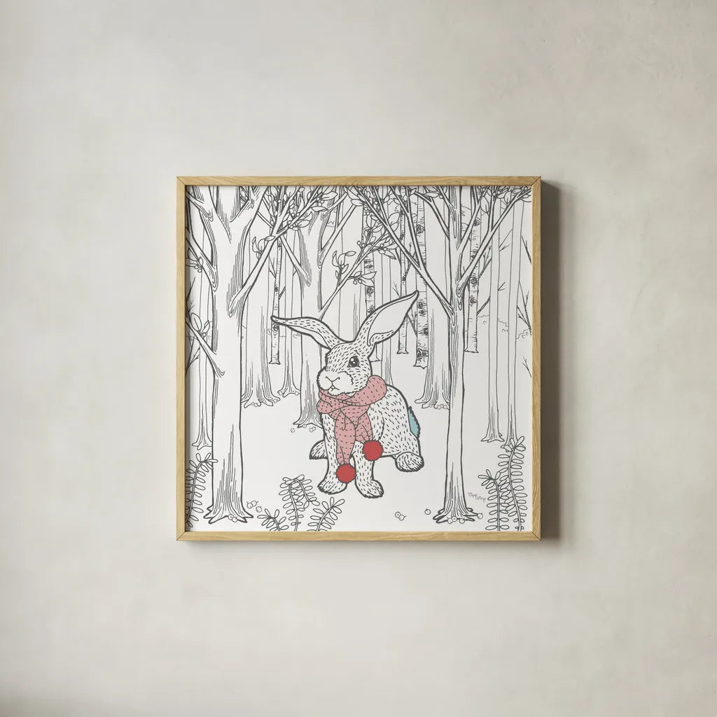 Color the Forest Color XI by Wild Apple Portfolio. Shown in a natural wood glass frame for a timeless modern aesthetic. Available as an archival giclee rolled canvas, fine art paper, or poster print. SKU 36835a.