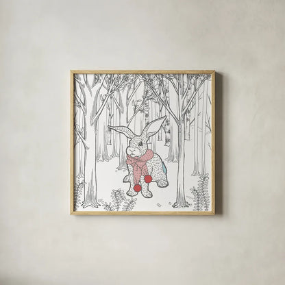 Color the Forest Color XI by Wild Apple Portfolio. Shown in a natural wood glass frame for a timeless modern aesthetic. Available as an archival giclee rolled canvas, fine art paper, or poster print. SKU 36835a.