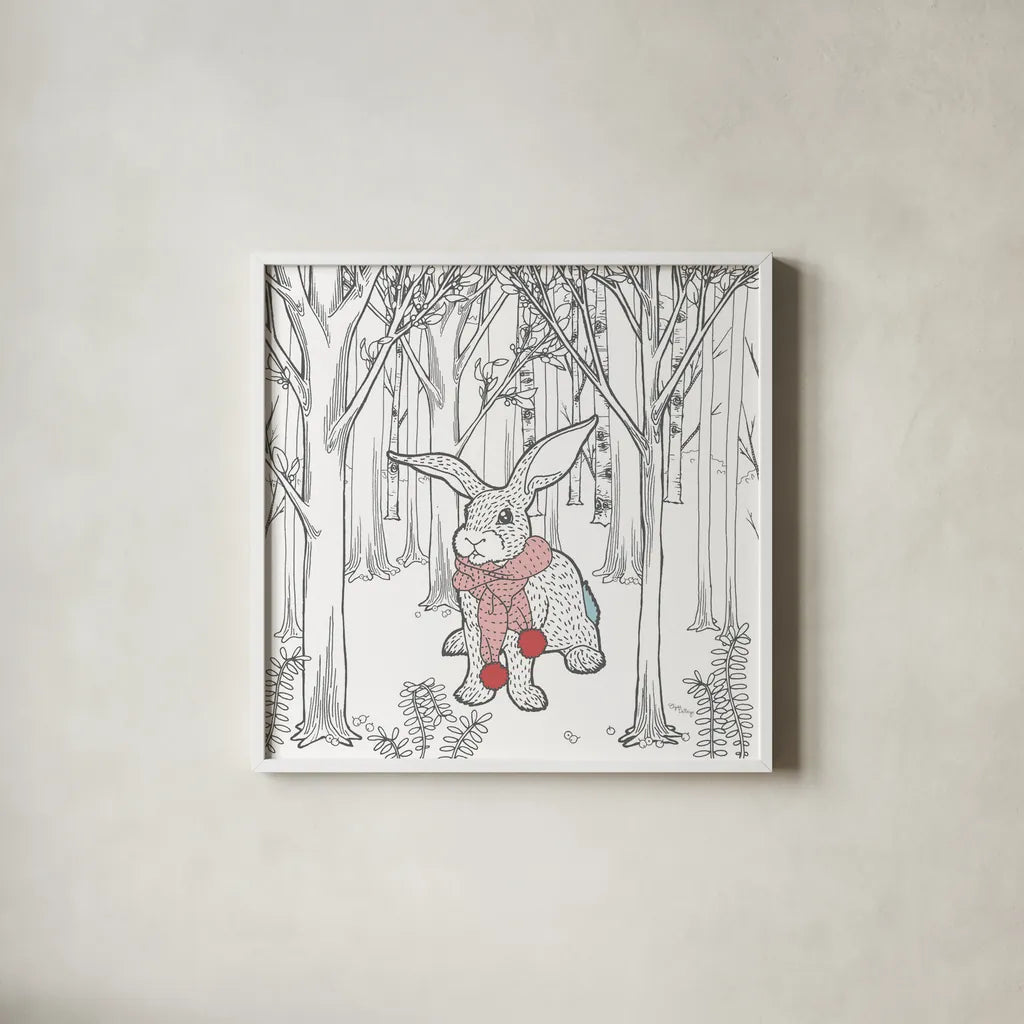 Color the Forest Color XI by Wild Apple Portfolio. Shown in a crisp white glass frame for a clean and minimalist style. Available as an archival giclee rolled canvas, fine art paper, or poster print. SKU 36835a.