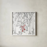 Color the Forest Color XI by Wild Apple Portfolio. Shown in a crisp white glass frame for a clean and minimalist style. Available as an archival giclee rolled canvas, fine art paper, or poster print. SKU 36835a.