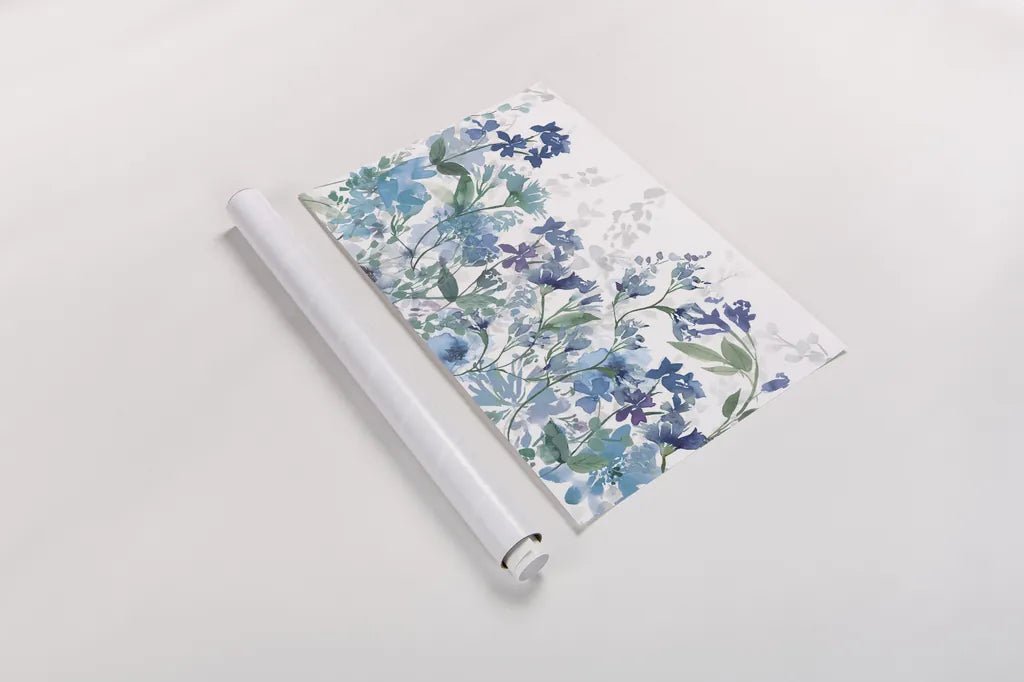 Colors of the Garden Cool Shadows by Wild Apple Portfolio. shown as a rolled paper print. Available as archival giclee rolled canvas, fine art paper, or poster print. SKU 36008i.