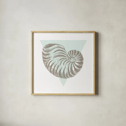 Conchology Sketches II by Wild Apple Portfolio. Shown in a natural wood glass frame for a timeless modern aesthetic. Available as an archival giclee rolled canvas, fine art paper, or poster print. SKU 45978a.