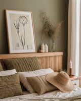 Conversations on  Botany 03 by Wild Apple Portfolio. shown as a paper print in a natural frame. Available as a archival giclee rolled canvas, fine art paper, or poster print. SKU 39016h.