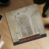 Coral Cloche I by Wild Apple Portfolio. Shown as a detailed flat fine art print, highlighting archival giclee quality. Available as an archival giclee rolled canvas, fine art paper, or poster print. SKU 74497a.