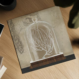Coral Cloche II by Wild Apple Portfolio. Shown as a detailed flat fine art print, highlighting archival giclee quality. Available as an archival giclee rolled canvas, fine art paper, or poster print. SKU 74498a.