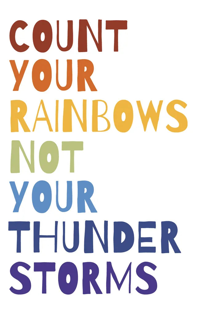 Count Your Rainbows Warm by Wild Apple Portfolio. SKU 69140h. Archival Giclee Fine art print for wall decor.