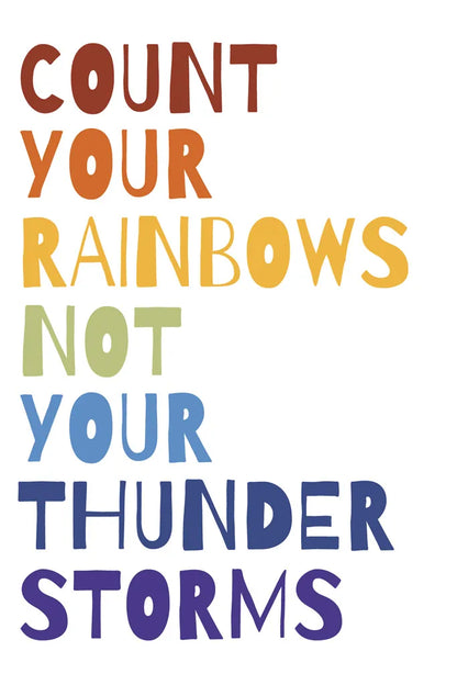 Count Your Rainbows Warm by Wild Apple Portfolio. SKU 69140h. Archival Giclee Fine art print for wall decor.