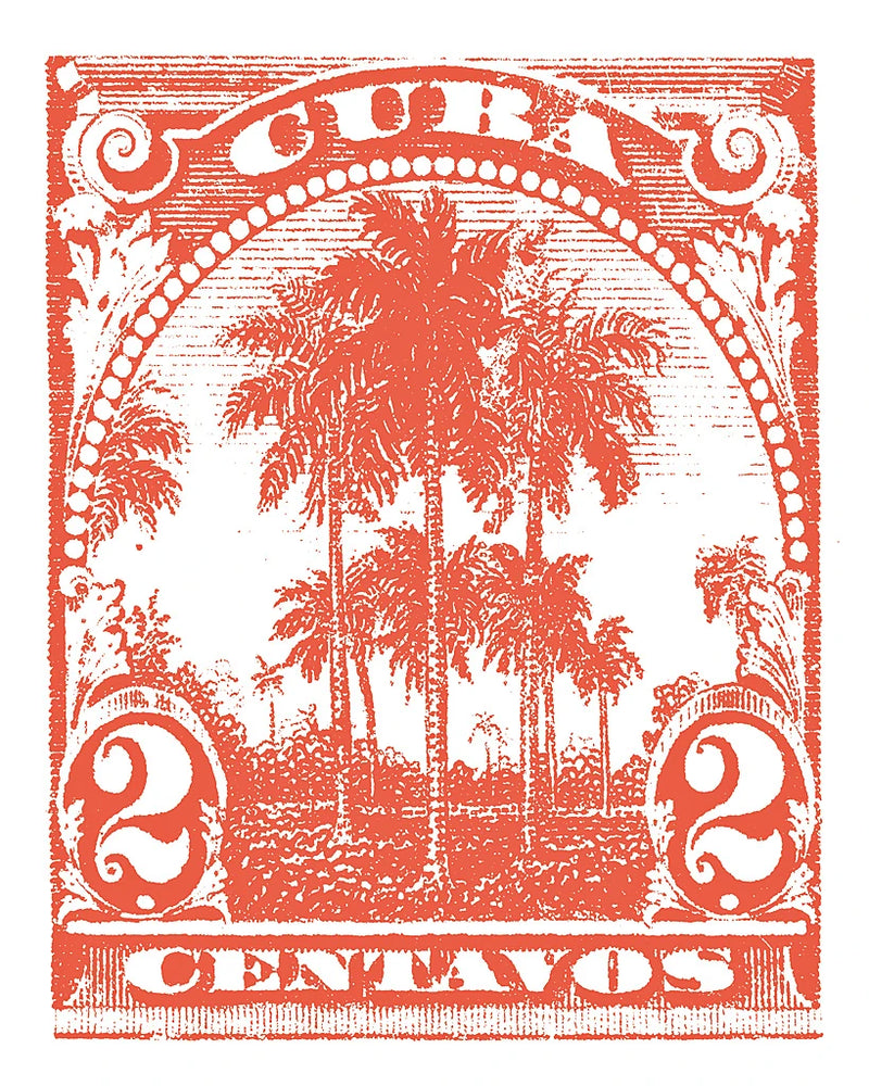 Cuba Stamp IX Bright by Wild Apple Portfolio