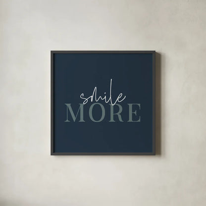 Daily Affirmations I by Wild Apple Portfolio. Shown in a sleek black glass frame for a contemporary gallery look. Available as an archival giclee rolled canvas, fine art paper, or poster print. SKU 66178a.
