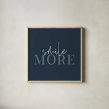Daily Affirmations I by Wild Apple Portfolio. Shown in a natural wood glass frame for a timeless modern aesthetic. Available as an archival giclee rolled canvas, fine art paper, or poster print. SKU 66178a.