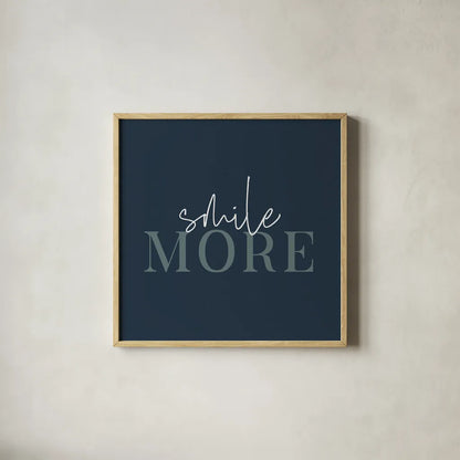 Daily Affirmations I by Wild Apple Portfolio. Shown in a natural wood glass frame for a timeless modern aesthetic. Available as an archival giclee rolled canvas, fine art paper, or poster print. SKU 66178a.