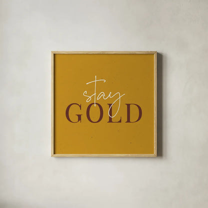 Daily Affirmations II by Wild Apple Portfolio. Shown in a natural wood glass frame for a timeless modern aesthetic. Available as an archival giclee rolled canvas, fine art paper, or poster print. SKU 66179a.