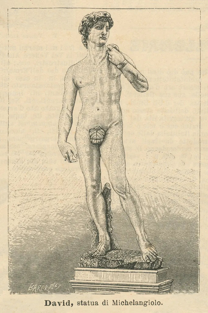 David by Wild Apple Portfolio. SKU 93688h. Archival Giclee Fine art print for wall decor.