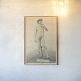 David by Wild Apple Portfolio. shown as a paper print in a natural frame. Available as a archival giclee rolled canvas, fine art paper, or poster print. SKU 93688h.