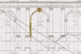 Doric Arcade by Wild Apple Portfolio. SKU 60049i. Archival Giclee Fine art print for wall decor.