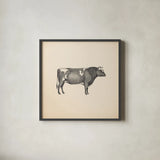 Down on the Farm I No Words by Wild Apple Portfolio. Shown in a sleek black glass frame for a contemporary gallery look. Available as an archival giclee rolled canvas, fine art paper, or poster print. SKU 91359a.