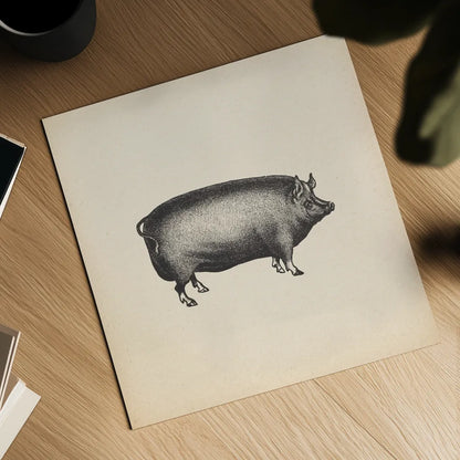 Down on the Farm III No Words by Wild Apple Portfolio. Shown as a detailed flat fine art print, highlighting archival giclee quality. Available as an archival giclee rolled canvas, fine art paper, or poster print. SKU 91361a.