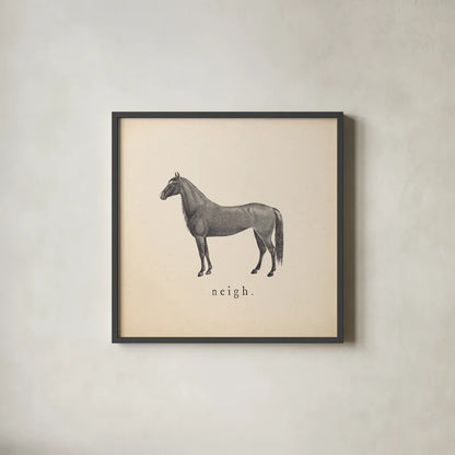 Down on the Farm IV by Wild Apple Portfolio. Shown in a sleek black glass frame for a contemporary gallery look. Available as an archival giclee rolled canvas, fine art paper, or poster print. SKU 90144a.