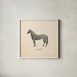 Down on the Farm IV by Wild Apple Portfolio. Shown in a crisp white glass frame for a clean and minimalist style. Available as an archival giclee rolled canvas, fine art paper, or poster print. SKU 90144a.
