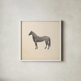 Down on the Farm IV No Words by Wild Apple Portfolio. Shown in a crisp white glass frame for a clean and minimalist style. Available as an archival giclee rolled canvas, fine art paper, or poster print. SKU 91362a.