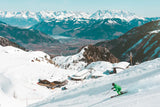 Downhill Skiing by Wild Apple Portfolio. SKU 104287i. Archival Giclee Fine art print for wall decor.