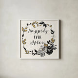 Dream Garden Inspiration I by Wild Apple Portfolio. Shown in a crisp white glass frame for a clean and minimalist style. Available as an archival giclee rolled canvas, fine art paper, or poster print. SKU 28560a.