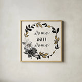 Dream Garden Inspiration II by Wild Apple Portfolio. Shown in a natural wood glass frame for a timeless modern aesthetic. Available as an archival giclee rolled canvas, fine art paper, or poster print. SKU 28561a.