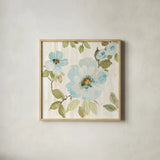 Driftwood Garden VII by Wild Apple Portfolio. Shown in a natural wood glass frame for a timeless modern aesthetic. Available as an archival giclee rolled canvas, fine art paper, or poster print. SKU 20805a.