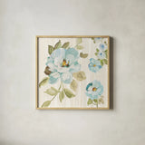 Driftwood Garden VIII by Wild Apple Portfolio. Shown in a natural wood glass frame for a timeless modern aesthetic. Available as an archival giclee rolled canvas, fine art paper, or poster print. SKU 20806a.