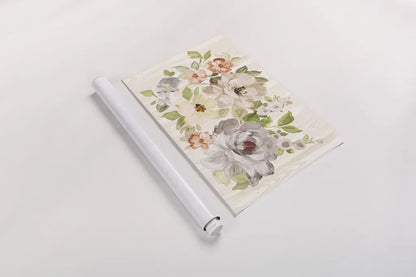 Driftwood Garden X Neutral by Wild Apple Portfolio. shown as a rolled paper print. Available as archival giclee rolled canvas, fine art paper, or poster print. SKU 30743i.