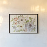 Driftwood Garden X Neutral by Wild Apple Portfolio. shown as a paper print in a black flame. Available as a archival giclee rolled canvas, fine art paper, or poster print. SKU 30743i.