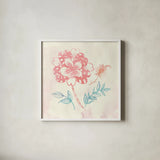 Eastern Boho III by Wild Apple Portfolio. Shown in a crisp white glass frame for a clean and minimalist style. Available as an archival giclee rolled canvas, fine art paper, or poster print. SKU 35357a.