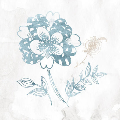 Eastern Boho III Teal by Wild Apple Portfolio. SKU 37352a. Archival Giclee Fine art print for wall decor.