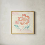 Eastern Boho IV by Wild Apple Portfolio. Shown in a natural wood glass frame for a timeless modern aesthetic. Available as an archival giclee rolled canvas, fine art paper, or poster print. SKU 35358a.