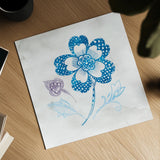 Eastern Boho IV Peacock Blue by Wild Apple Portfolio. Shown as a detailed flat fine art print, highlighting archival giclee quality. Available as an archival giclee rolled canvas, fine art paper, or poster print. SKU 37980a.