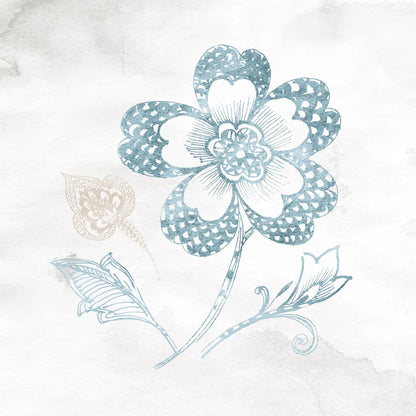 Eastern Boho IV Teal by Wild Apple Portfolio. SKU 37353a. Archival Giclee Fine art print for wall decor.