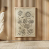 Eden Antique Bookplate II by Wild Apple Portfolio. shown as over sized large wall art. Available as an archival giclee rolled canvas, fine art paper, or poster print. SKU 18751h.