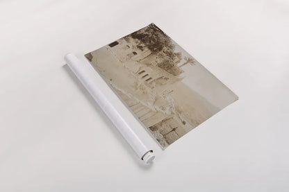 Egypt Postcard I by Wild Apple Portfolio. shown as a rolled paper print. Available as archival giclee rolled canvas, fine art paper, or poster print. SKU 71178i.