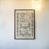 English Renaissance III by Wild Apple Portfolio. shown as a paper print in a black flame. Available as a archival giclee rolled canvas, fine art paper, or poster print. SKU 62817h.