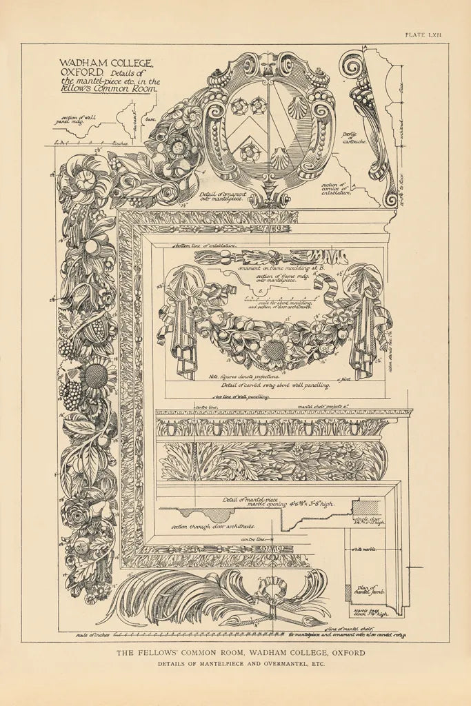 English Renaissance IV by Wild Apple Portfolio. SKU 62818h. Archival Giclee Fine art print for wall decor.