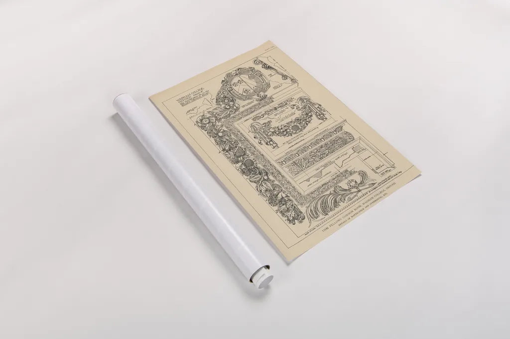 English Renaissance IV by Wild Apple Portfolio. shown as a rolled paper print. Available as archival giclee rolled canvas, fine art paper, or poster print. SKU 62818h.