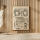 English Renaissance IX by Wild Apple Portfolio. shown as over sized large wall art. Available as an archival giclee rolled canvas, fine art paper, or poster print. SKU 62823h.