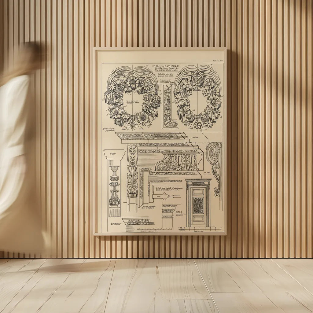 English Renaissance IX by Wild Apple Portfolio. shown as over sized large wall art. Available as an archival giclee rolled canvas, fine art paper, or poster print. SKU 62823h.