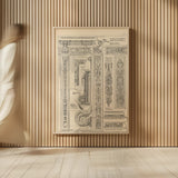 English Renaissance V by Wild Apple Portfolio. shown as over sized large wall art. Available as an archival giclee rolled canvas, fine art paper, or poster print. SKU 62819h.